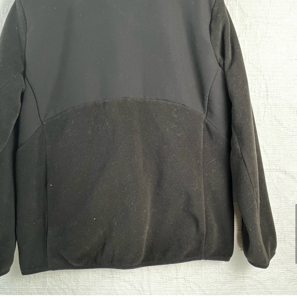 Figs On Shift Fleece women’s XL black work jacket coat for healthcare workers - Picture 3 of 16